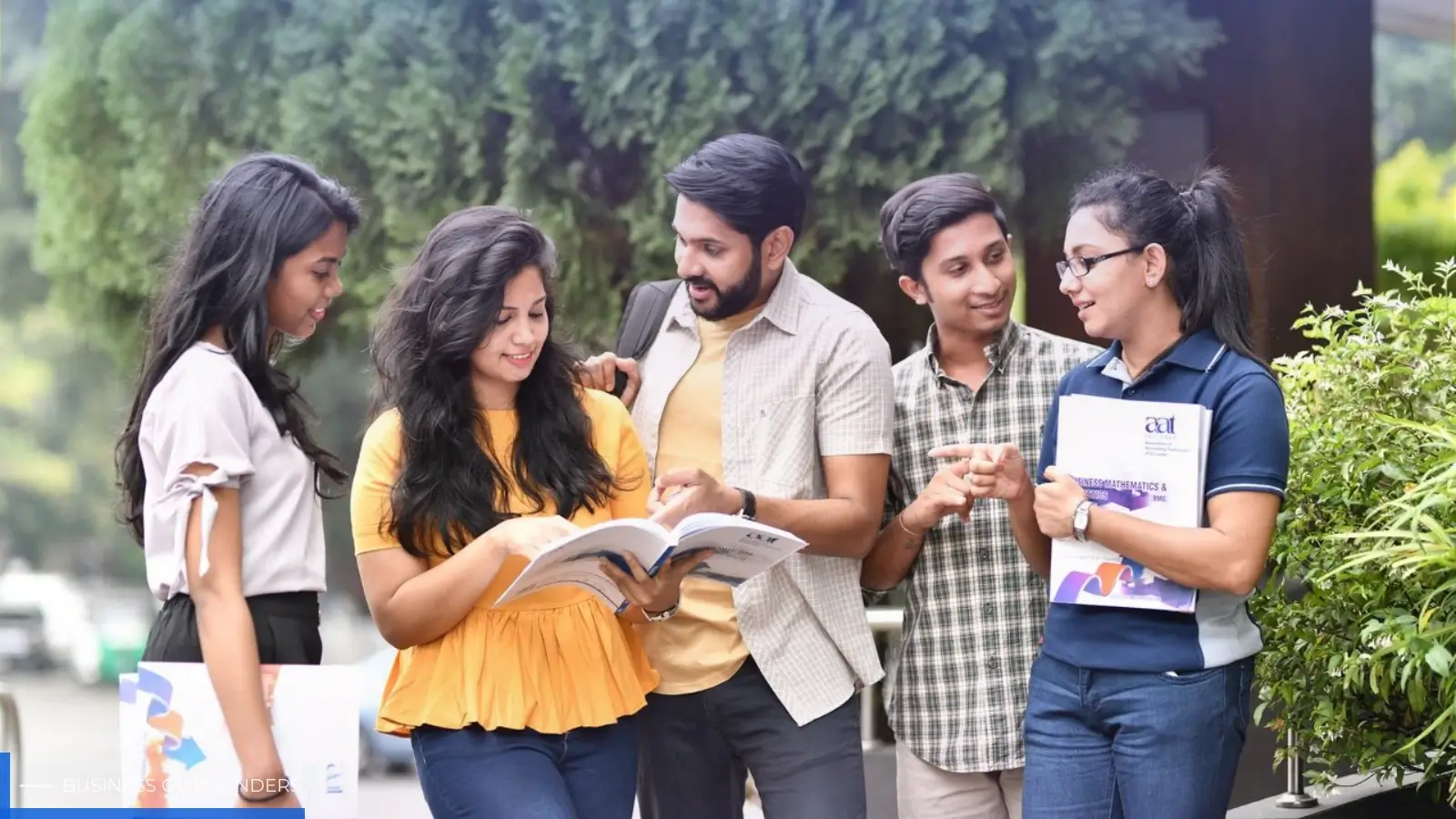 Engineering students at a campus placement drive reviewing AI skill-based job offers with varying salary tiers