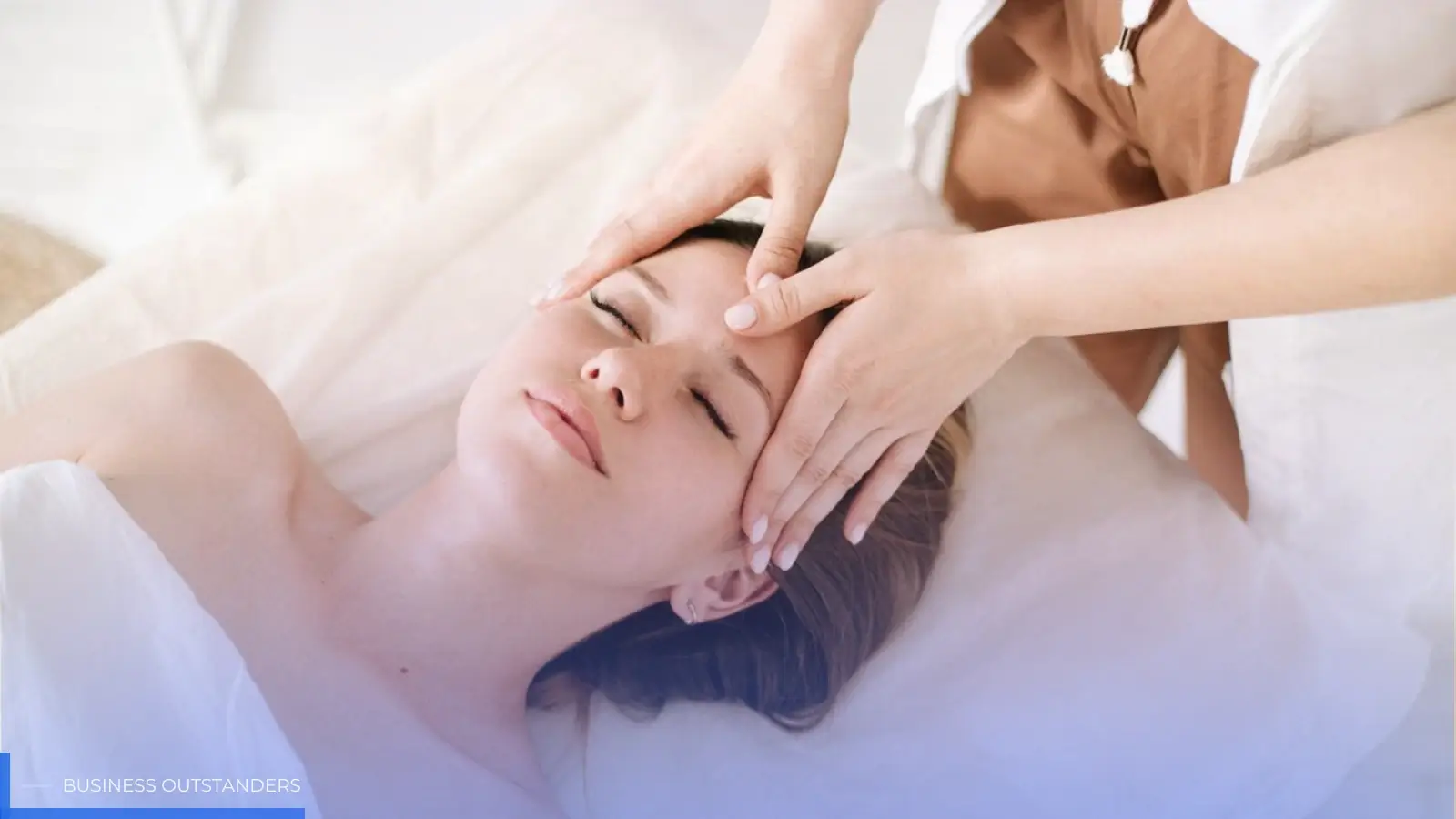 Aesthetician performing microneedling treatment on client at a medical spa in Rocklin CA